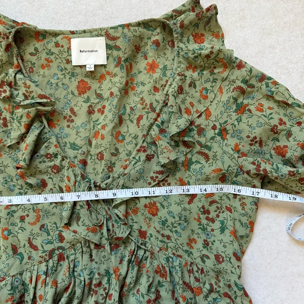 NWOT Reformation Wyn Top Blouse Size 4